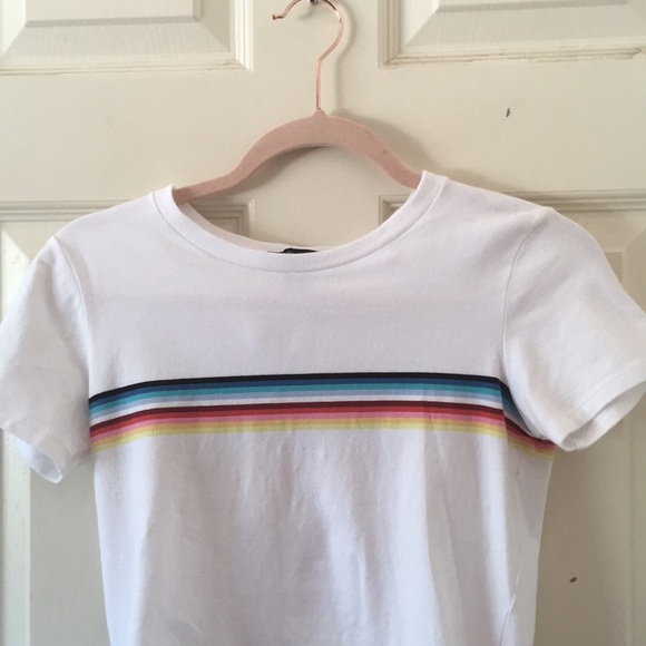 forever 21 rainbow top